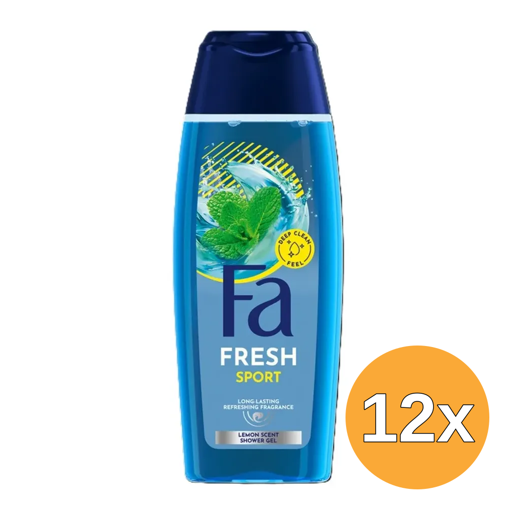 12x Fa Douche sport (250 ml)