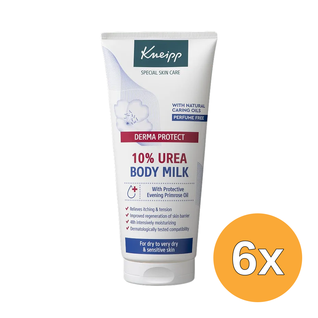 6x Kneipp Body Milk Derma Protect (6 x 200 ml)