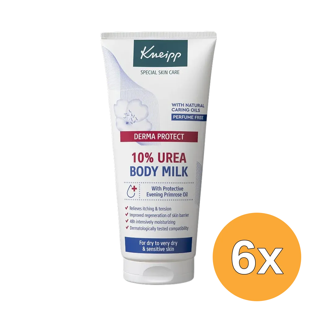 6x Kneipp Body Milk Derma Protect (6 x 200 ml)