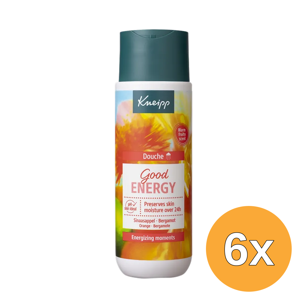 6x Kneipp Douche Good Energy (6 x 200 ml)