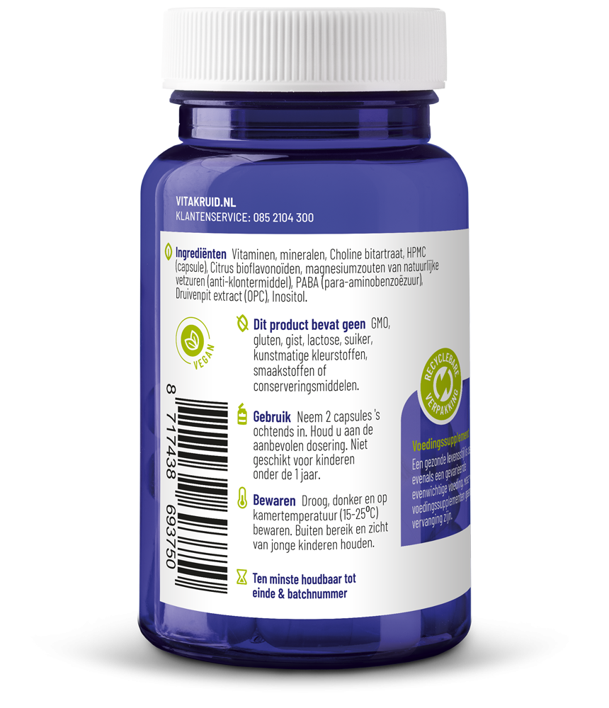 Vitakruid Multi Dag Mama Vegan (60 vega capsules)