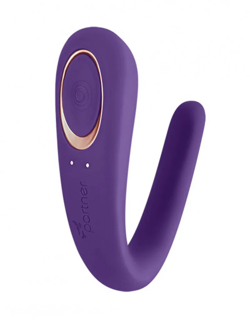 Satisfyer - Partner Couples Vibrator Paars (1 stuk)