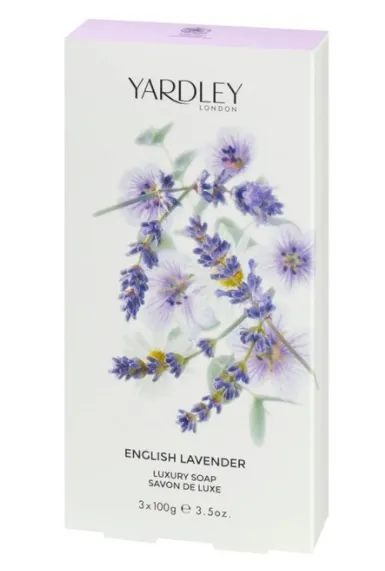 Yardley London Lavender Zeep (3 x 10 gr)