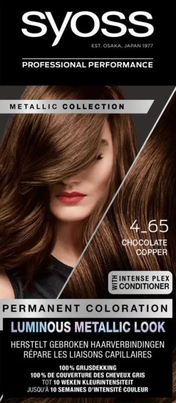Syoss Color Baseline 4-65 Chocolate Copper (1 stuk)