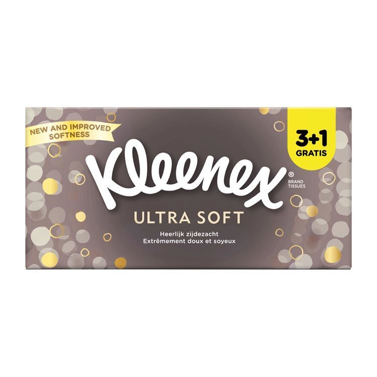 Kleenex Tissues Ultrasoft 3+1 (4X72 stuks)