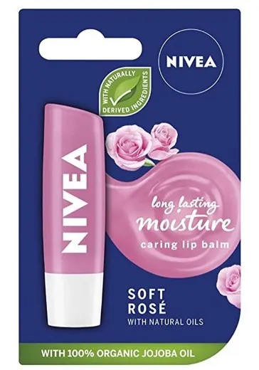 Nivea Lippenbalsem Soft Rose (4,8 gr)
