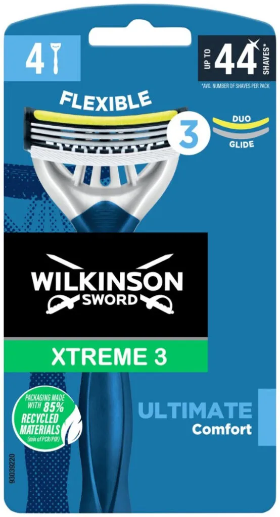 Wilkinson Wegwerpmesjes Xtreme 3 Black Edition (4 stuks)