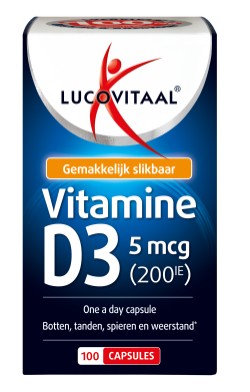 Lucovitaal D3 Vitamine 100% (100 capsules)