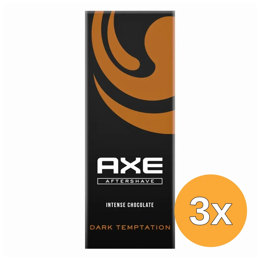3x Axe Aftershave Dark Temptation (100 ml)