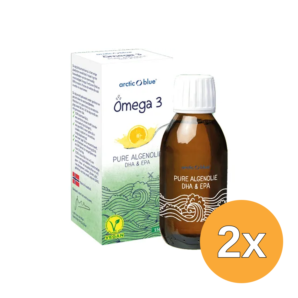 2x Arctic Blue Omega 3 Pure Algenolie Epa & Dha (150 ml)