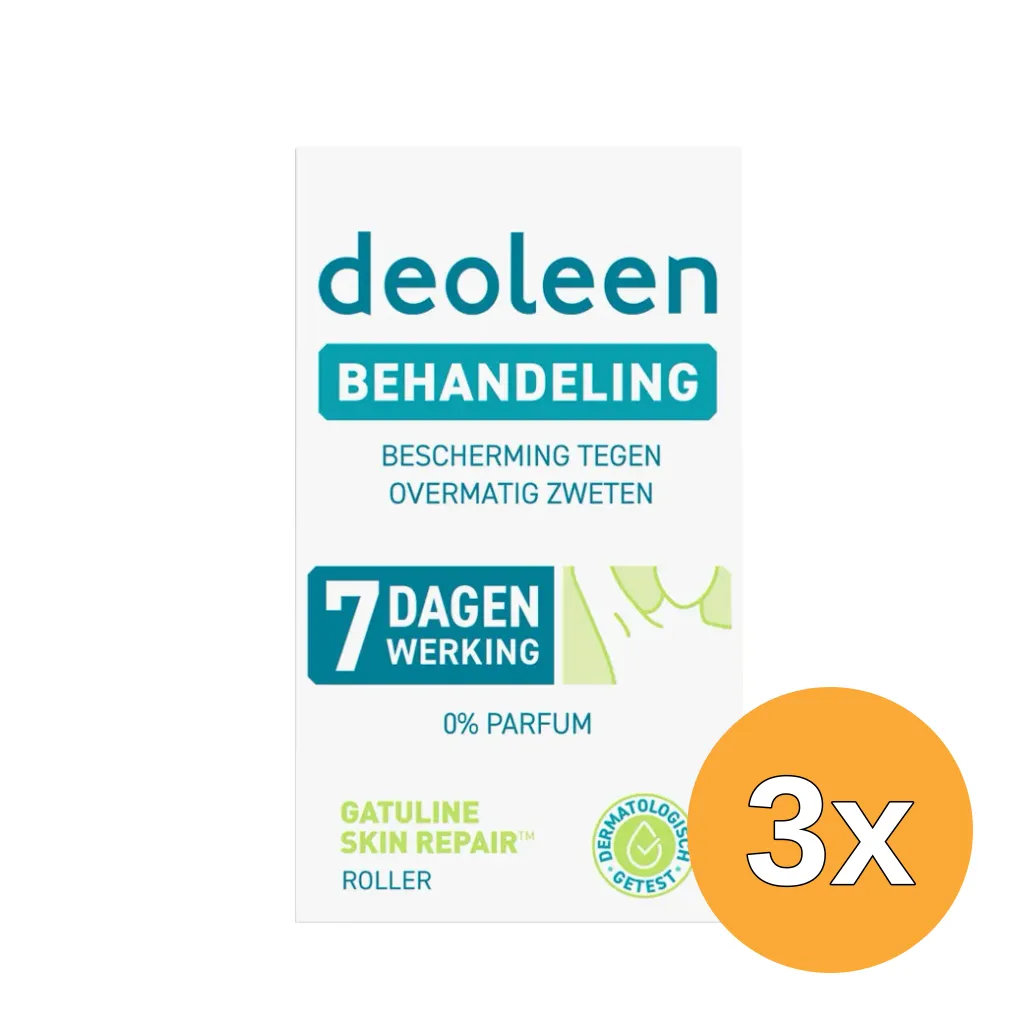 3x Deoleen Behandeling roller - 7 dagen werking (15 ml)