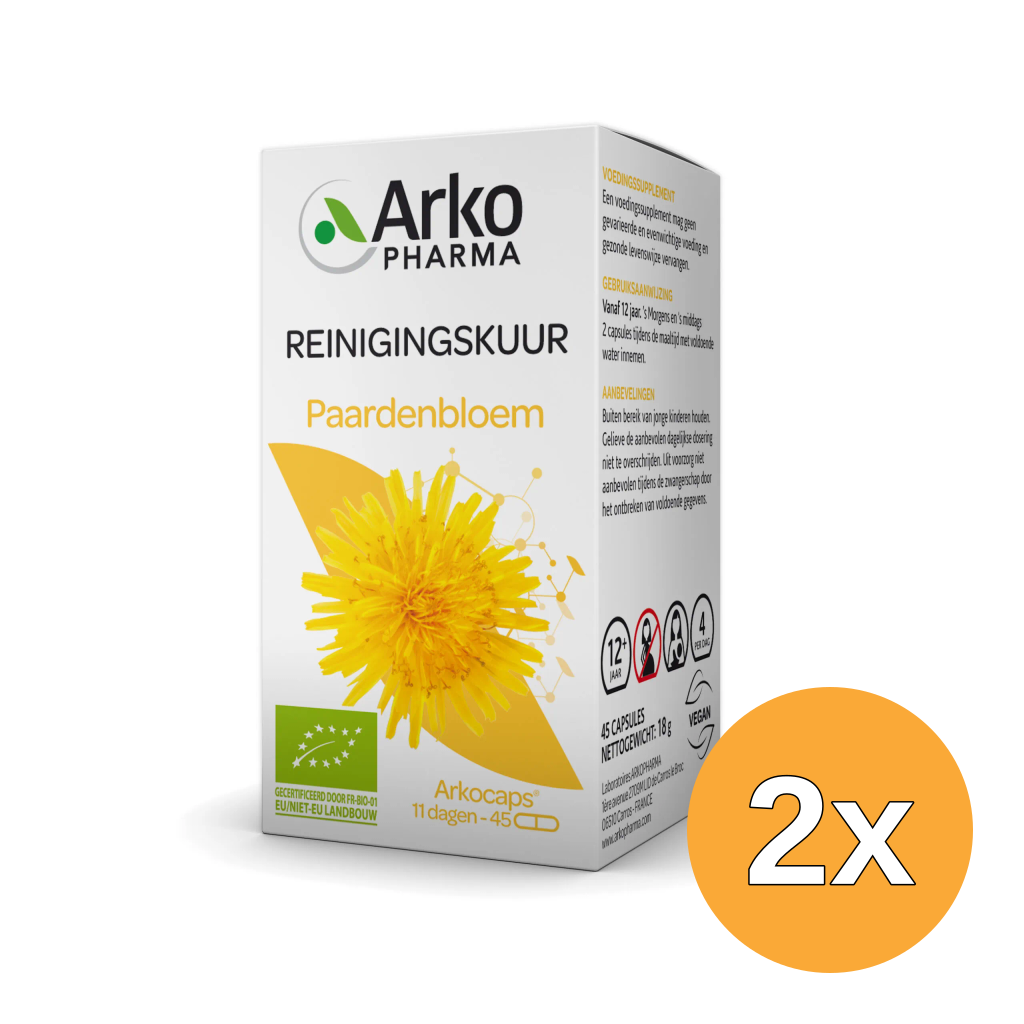 2x Arkocaps Paardenbloem Bio (45 capsules)
