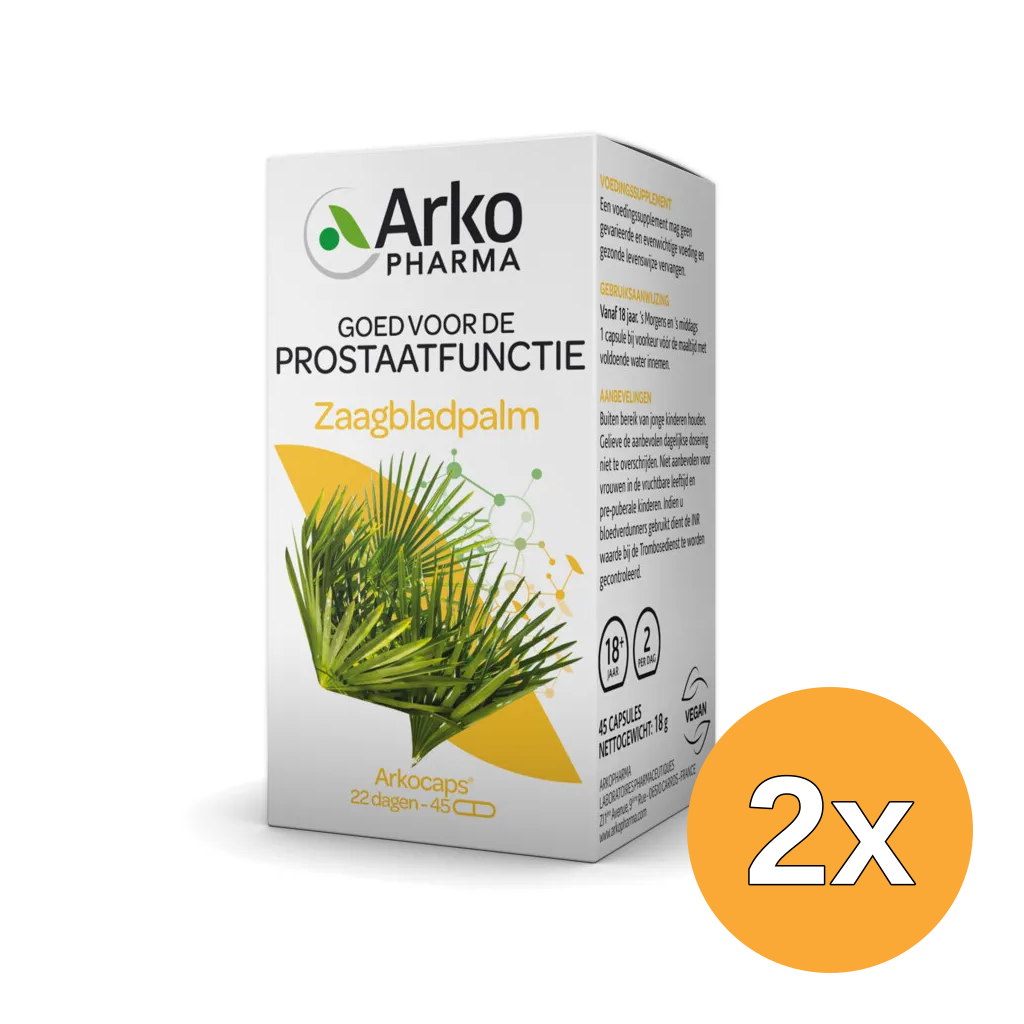 2x Arkocaps Zaagbladpalm (45 capsules)