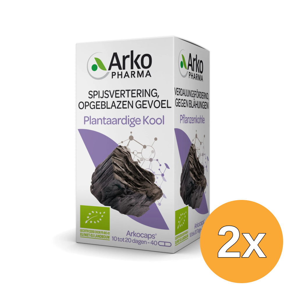 2x Arkocaps Plantaardige Kool (40 capsules)