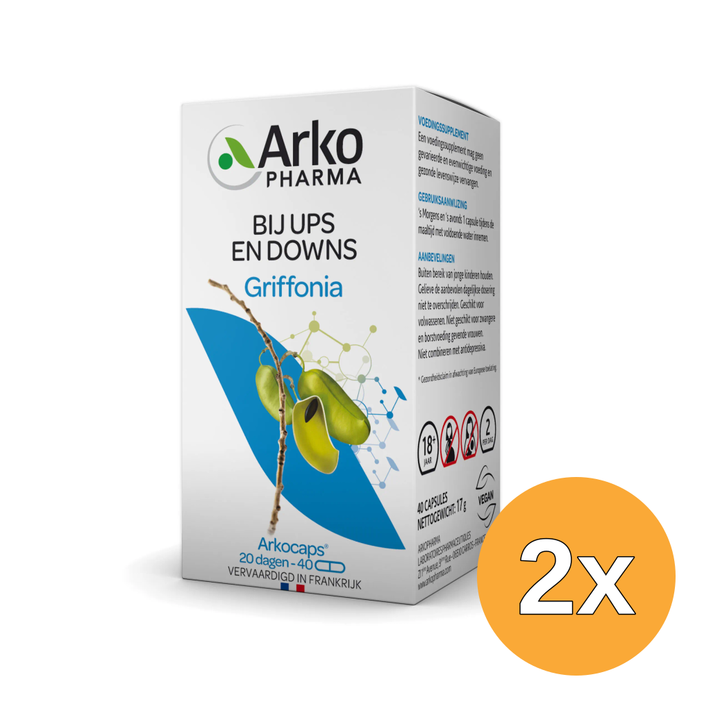 2x Arkocaps Griffonia (40 capsules)