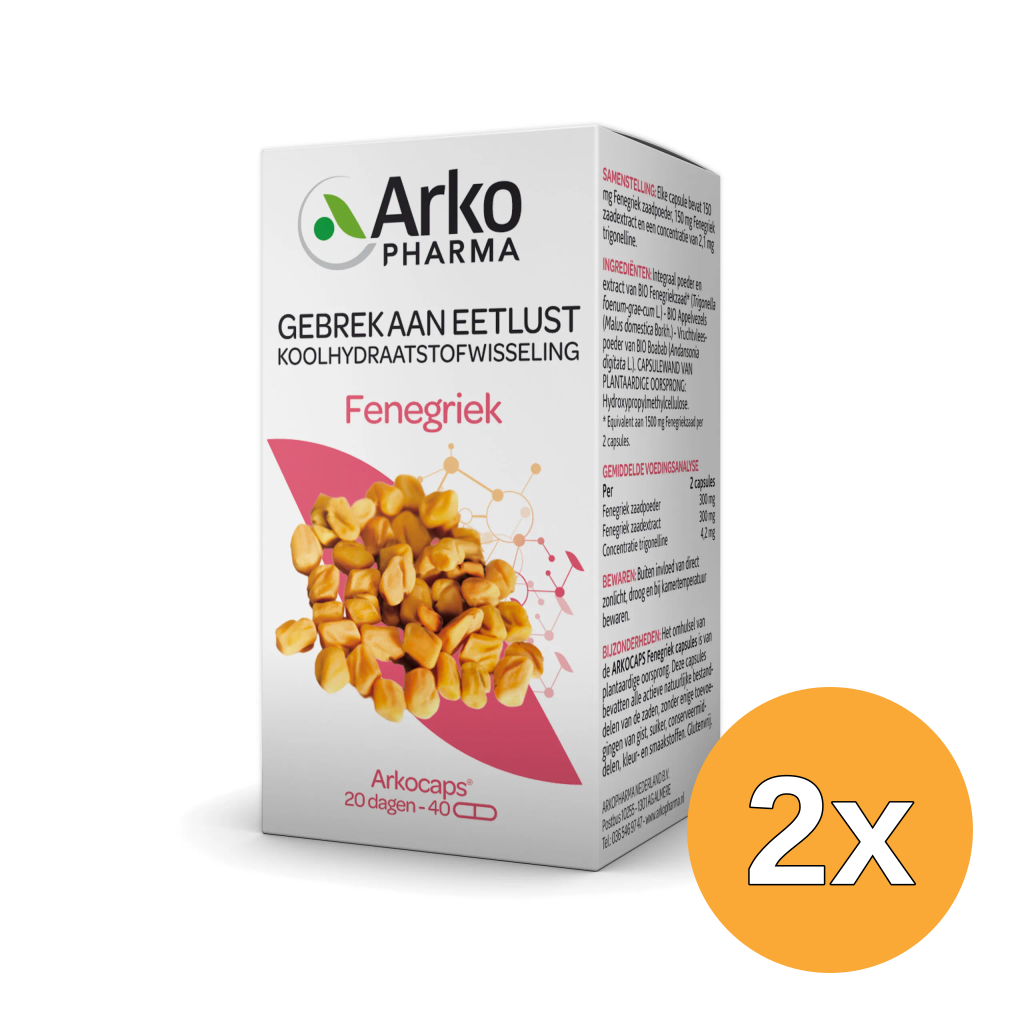2x Arkocaps Fenegriek (40 capsules)