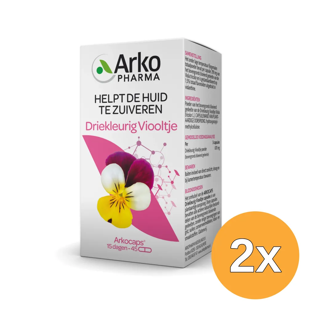 2x Arkocaps Driekleurig Viooltje (45 capsules)