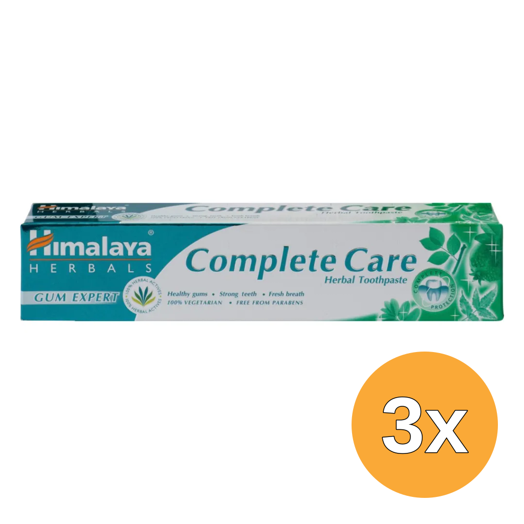 3x Himalaya Complete care kruiden tandpasta (75 ml)