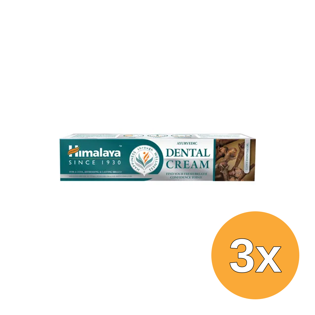 3x Himalaya Dental cream clove (100 ml)