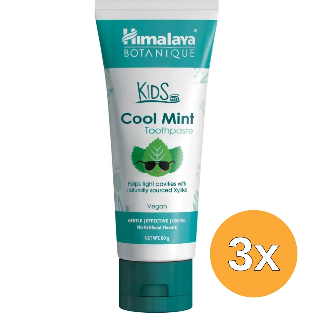 3x Himalaya Botanique kids tandpasta bubble mint (80 gr)