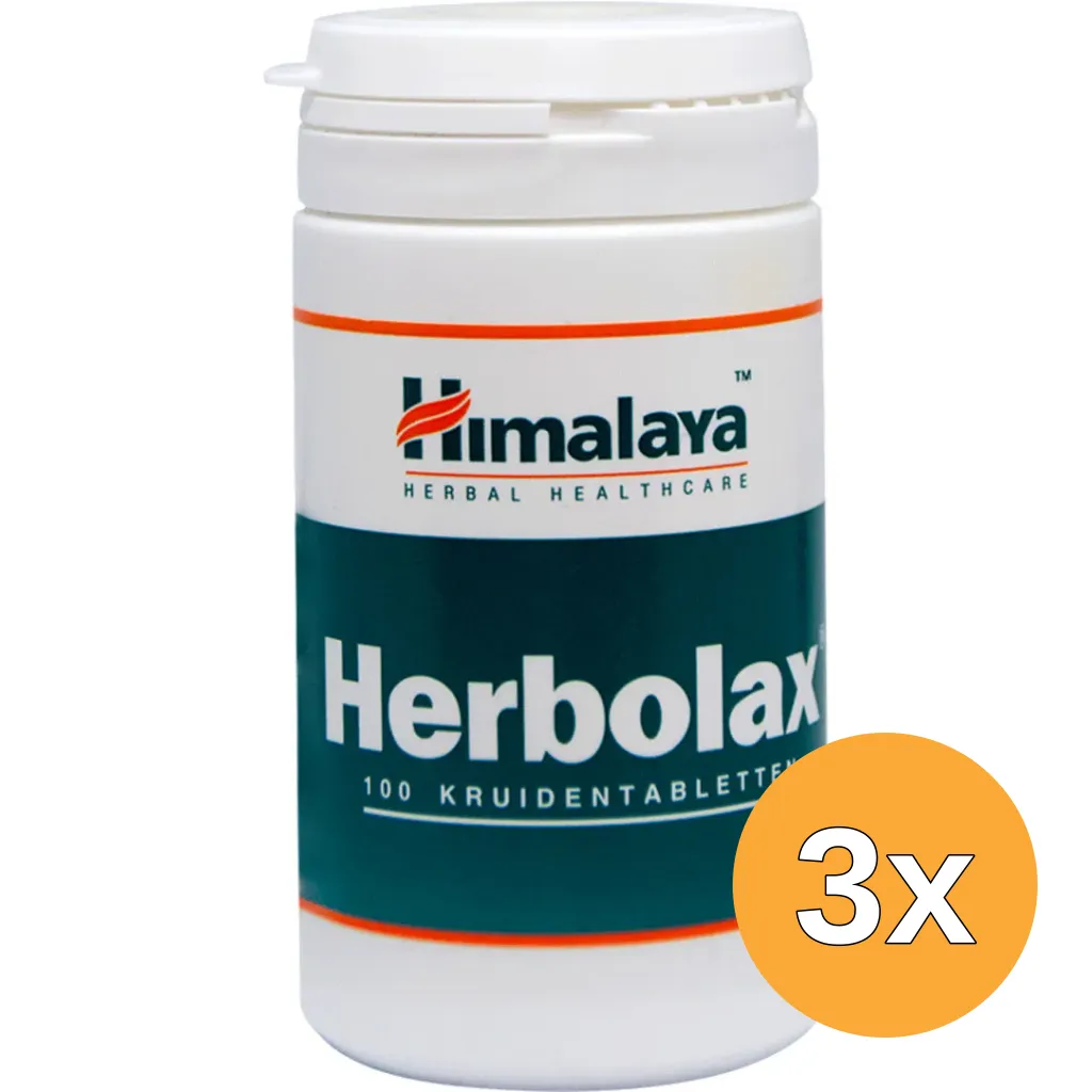 3x Himalaya Herbolax (100 tabletten)