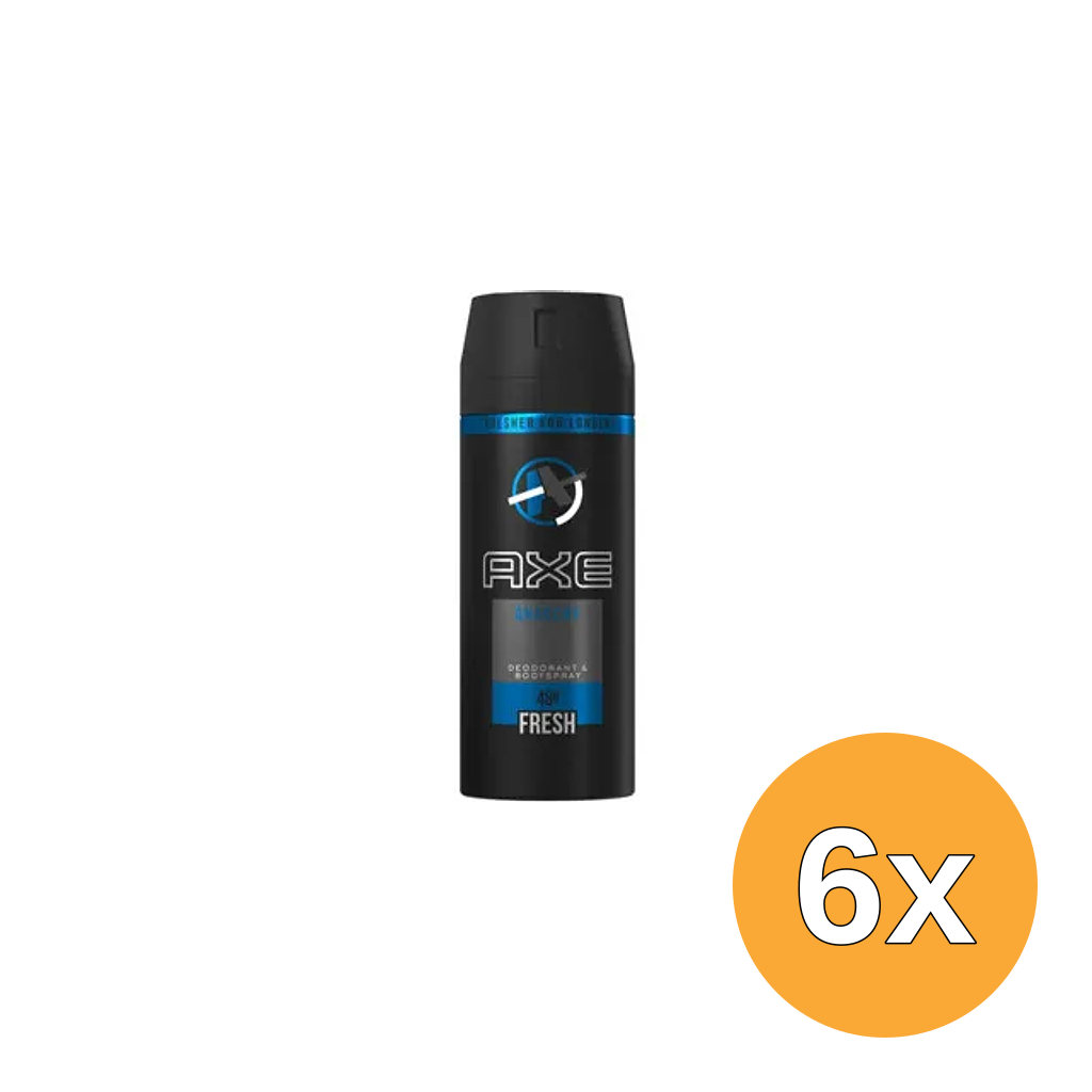 6x Axe Deo Bodyspray Anarchy For Him (150 ml)