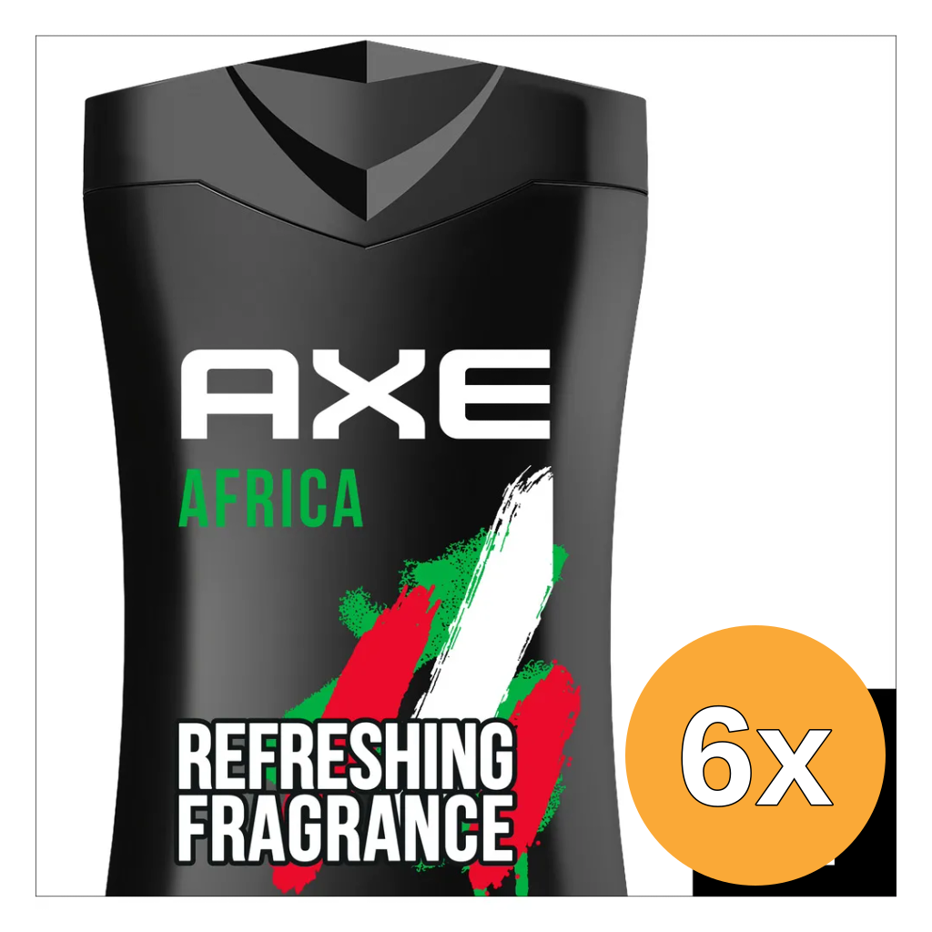 6x Axe Showergel Africa (250 ml)