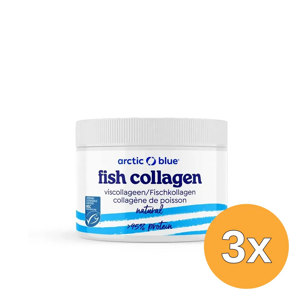 3x Arctic Blue Viscollageen Poeder MSC Naturel (150 gr)