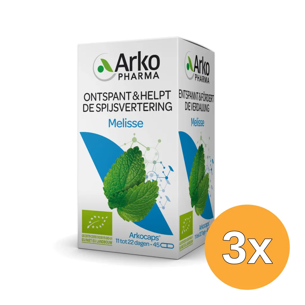 3x Arkocaps Melisse Bio (45 capsules)