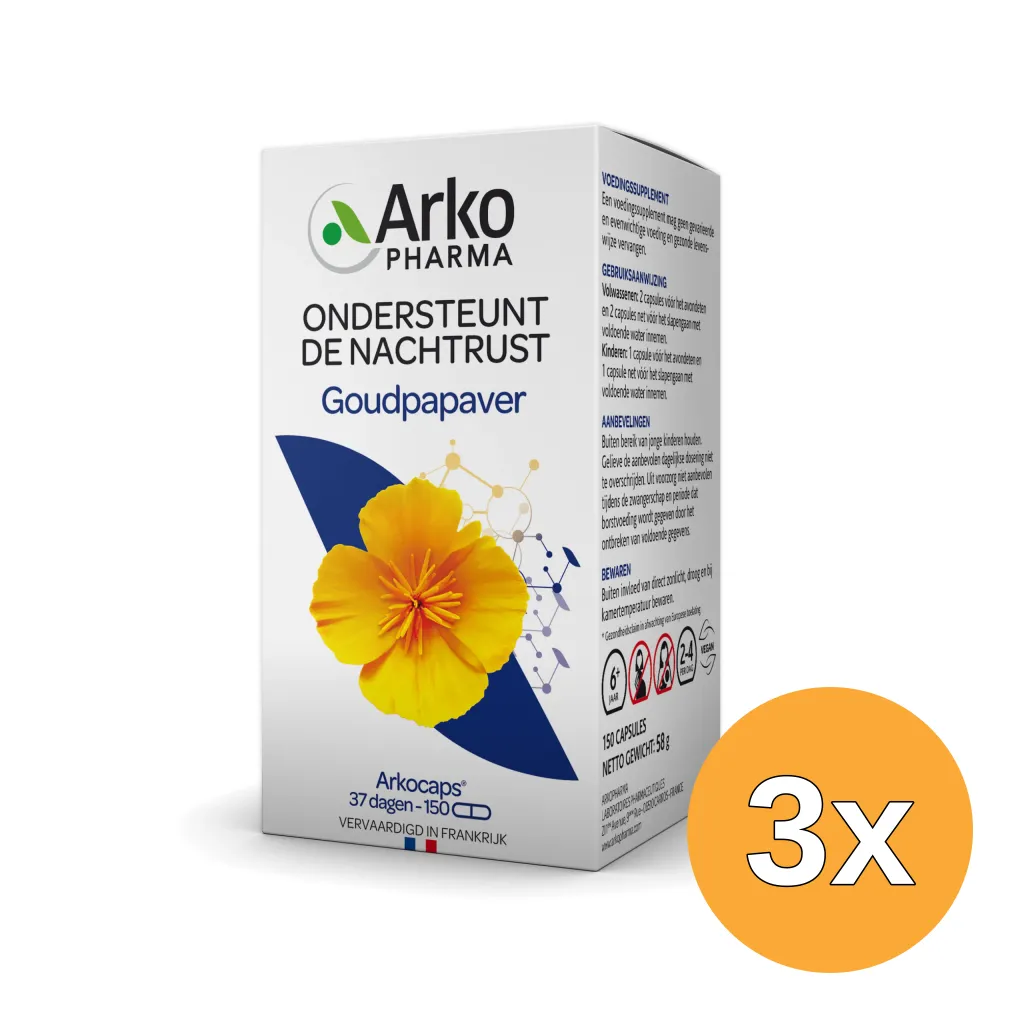 3x Arkocaps Goudpapaver (150 capsules)
