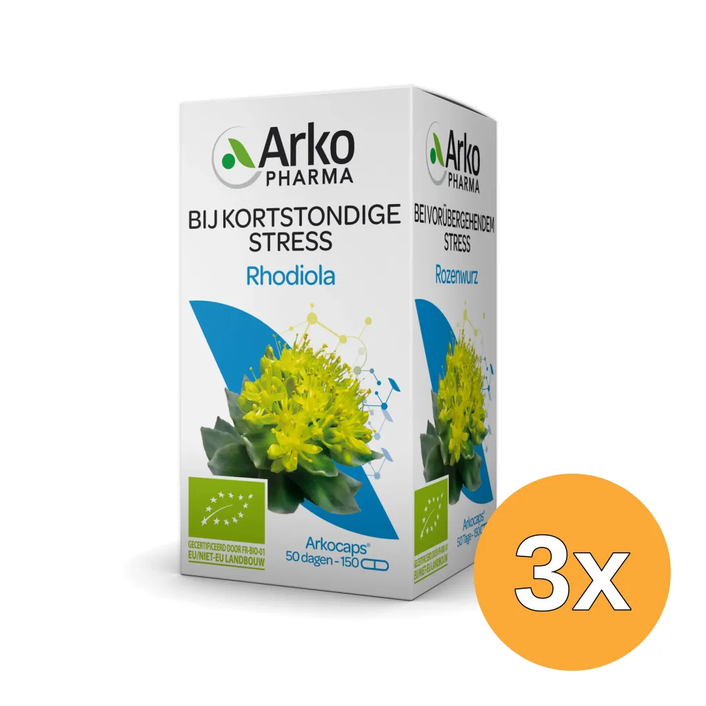 3x Arkocaps Rhodiola Bio (150 capsules)