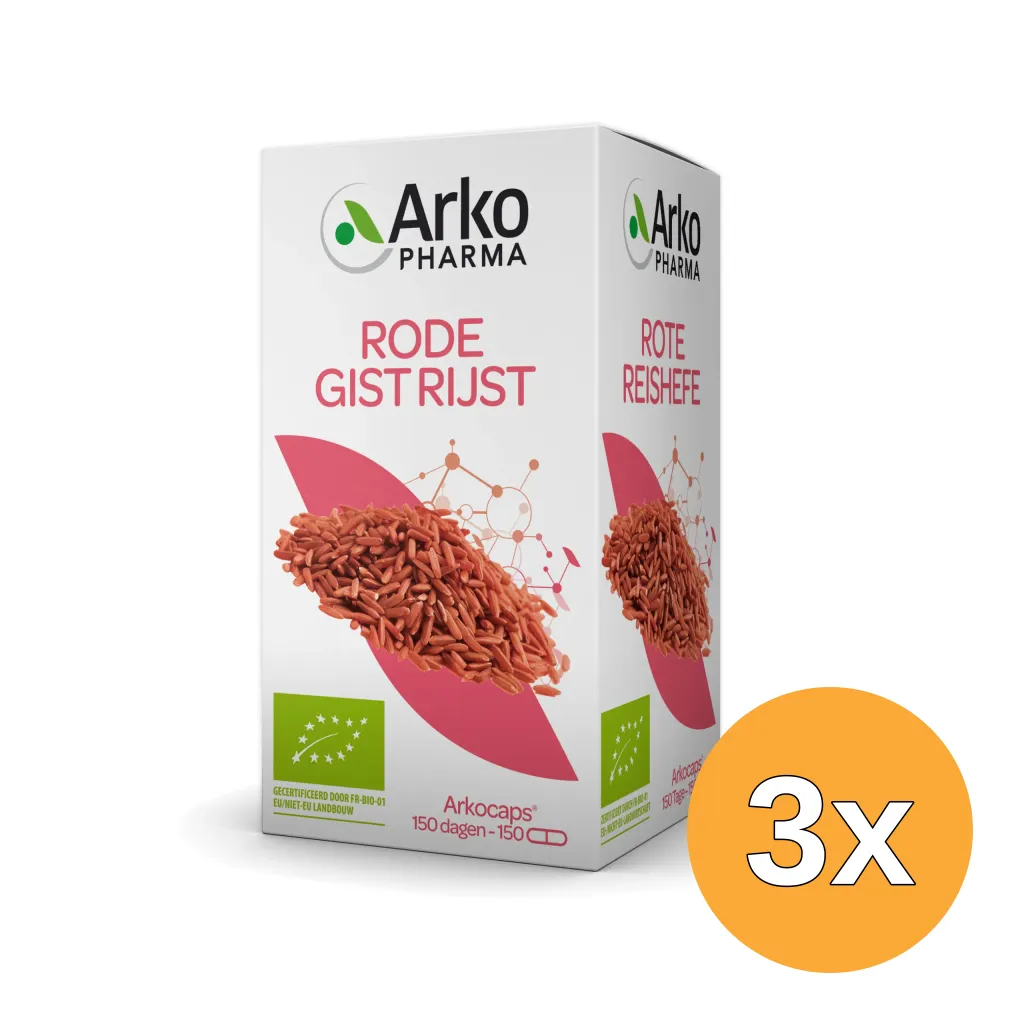 3x Arkocaps Rode gist rijst (150 capsules)