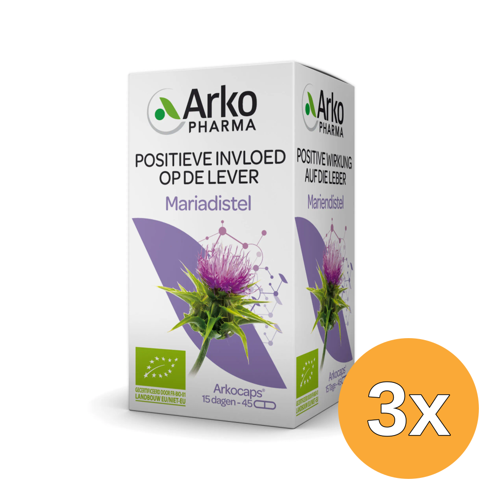 3x Arkocaps Mariadistel (45 capsules)