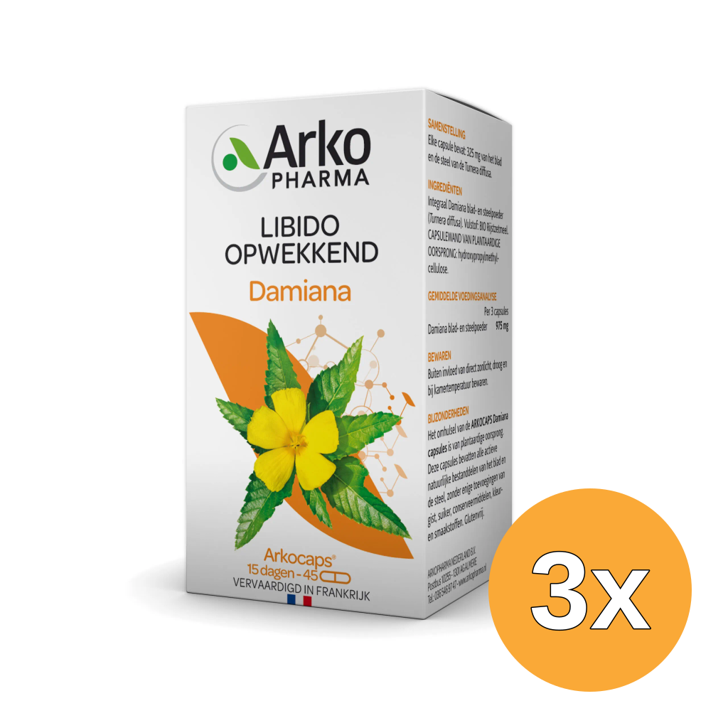 3x Arkocaps Damiana (45 capsules)