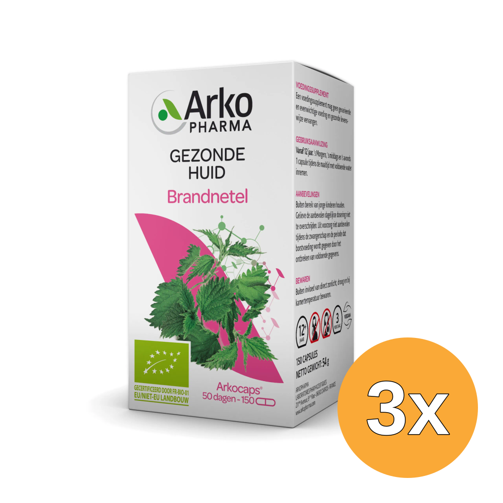 3x Arkocaps Brandnetel Bio (150 capsules)