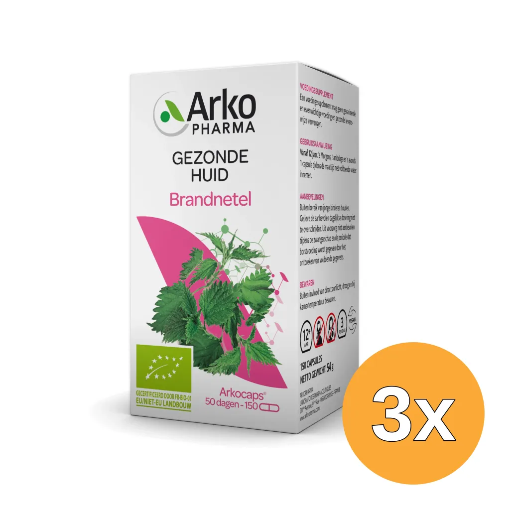 3x Arkocaps Brandnetel Bio (150 capsules)