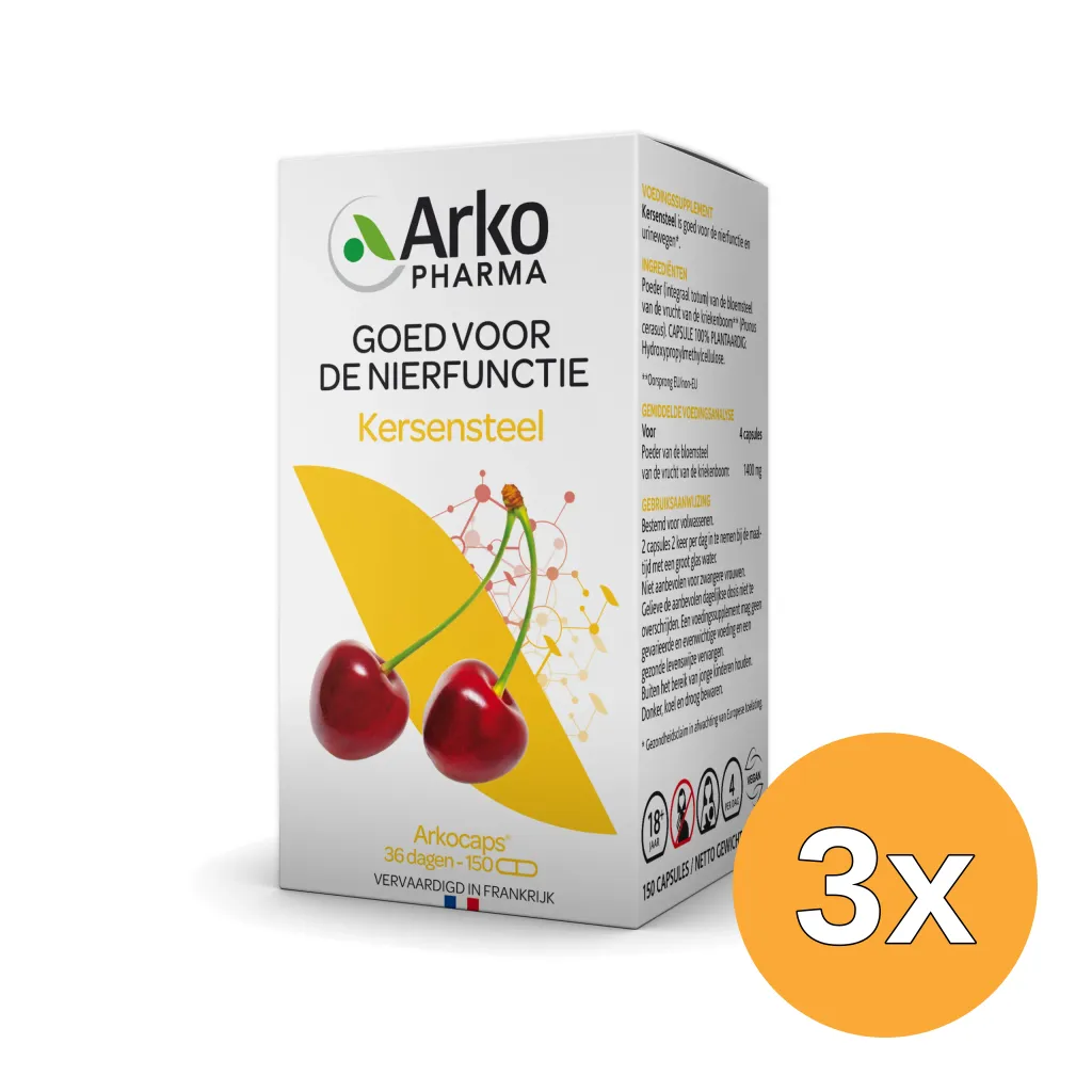 3x Arkocaps Kersensteel (150 capsules)