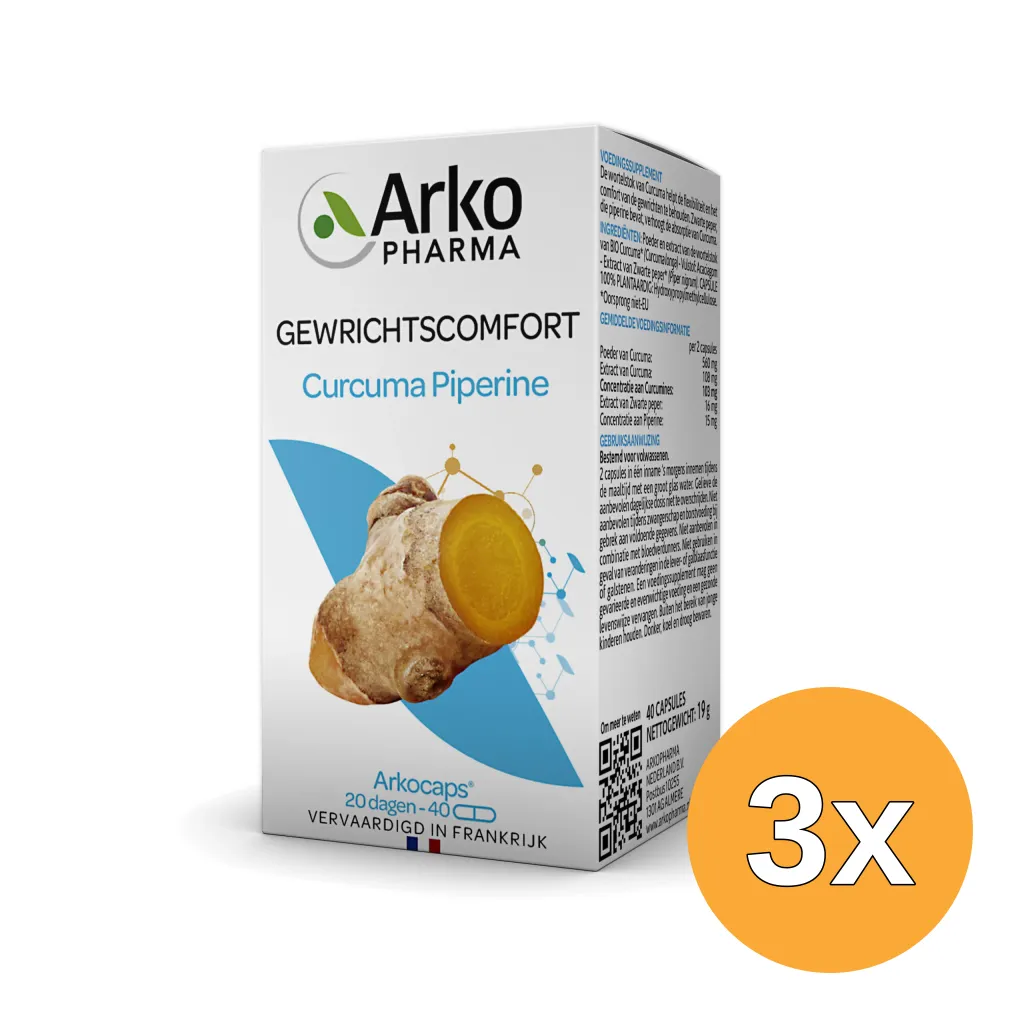 3x Arkocaps Curcuma (40 capsules)