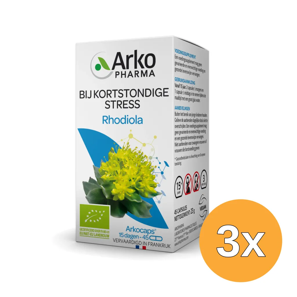 3x Arkocaps Rhodiola (45 capsules)