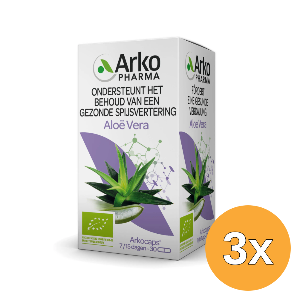 3x Arkocaps Aloe Vera (30 capsules)