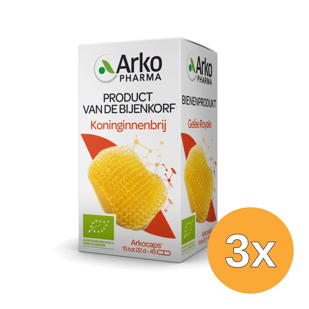 3x Arkocaps Royal Jelly (45 capsules)