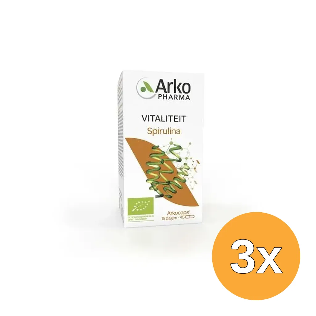 3x Arkocaps Spirulina (45 capsules)