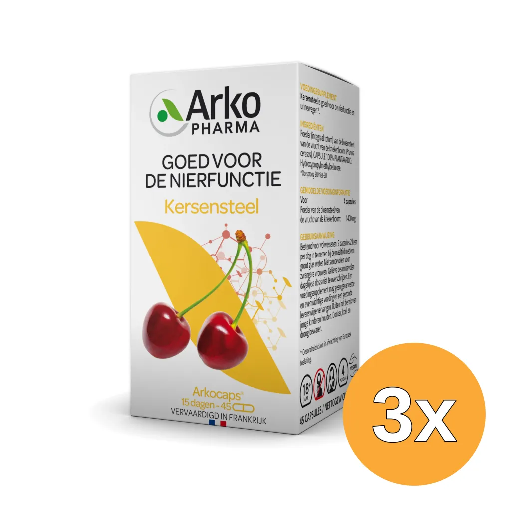 3x Arkocaps Kersensteel (45 capsules)