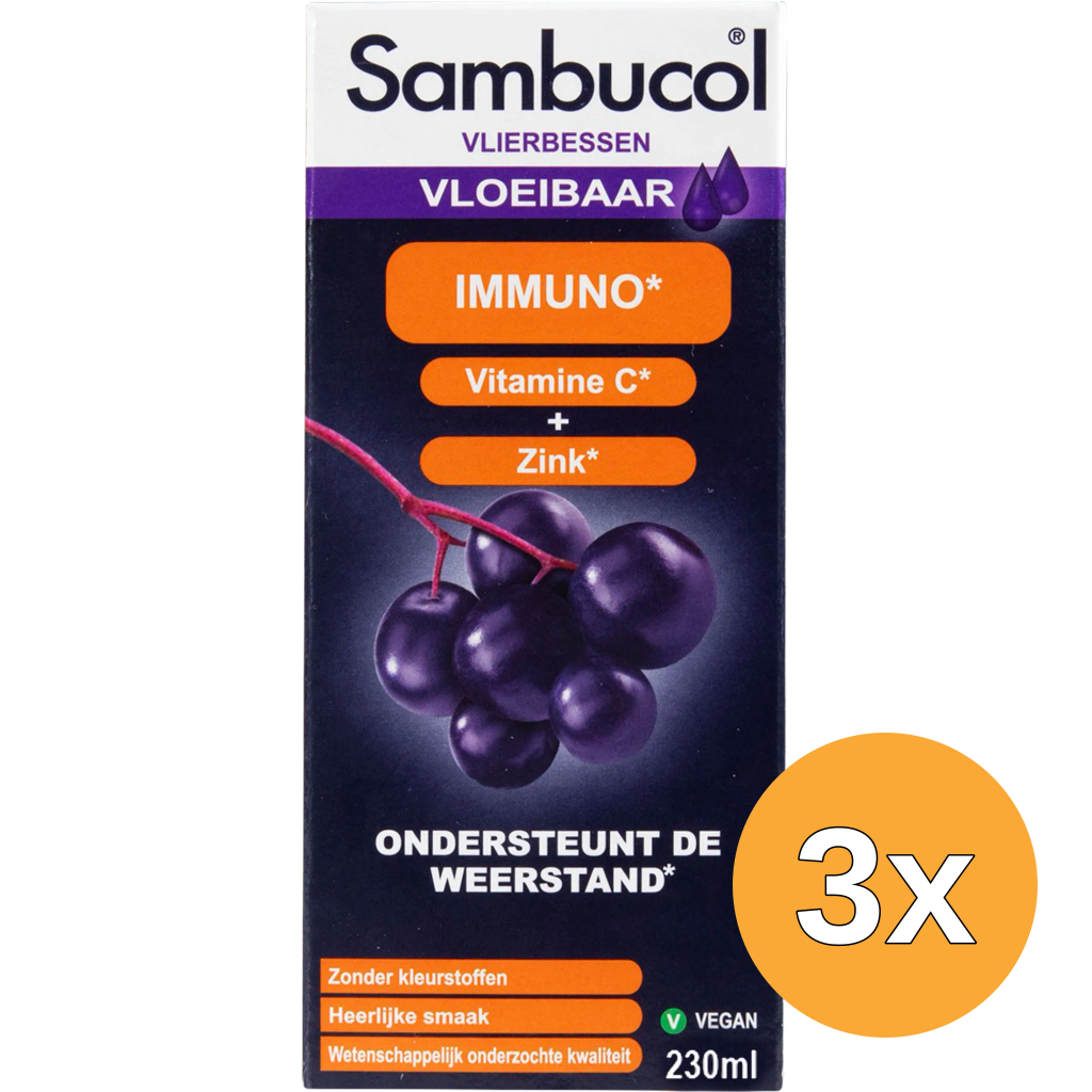 3x Sambucol Immuno (230 ml)