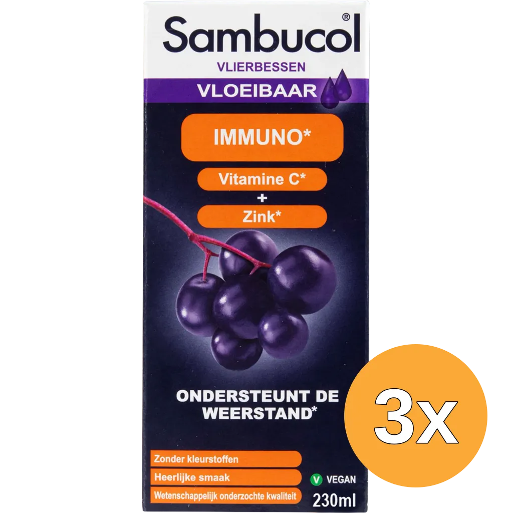 3x Sambucol Immuno (230 ml)