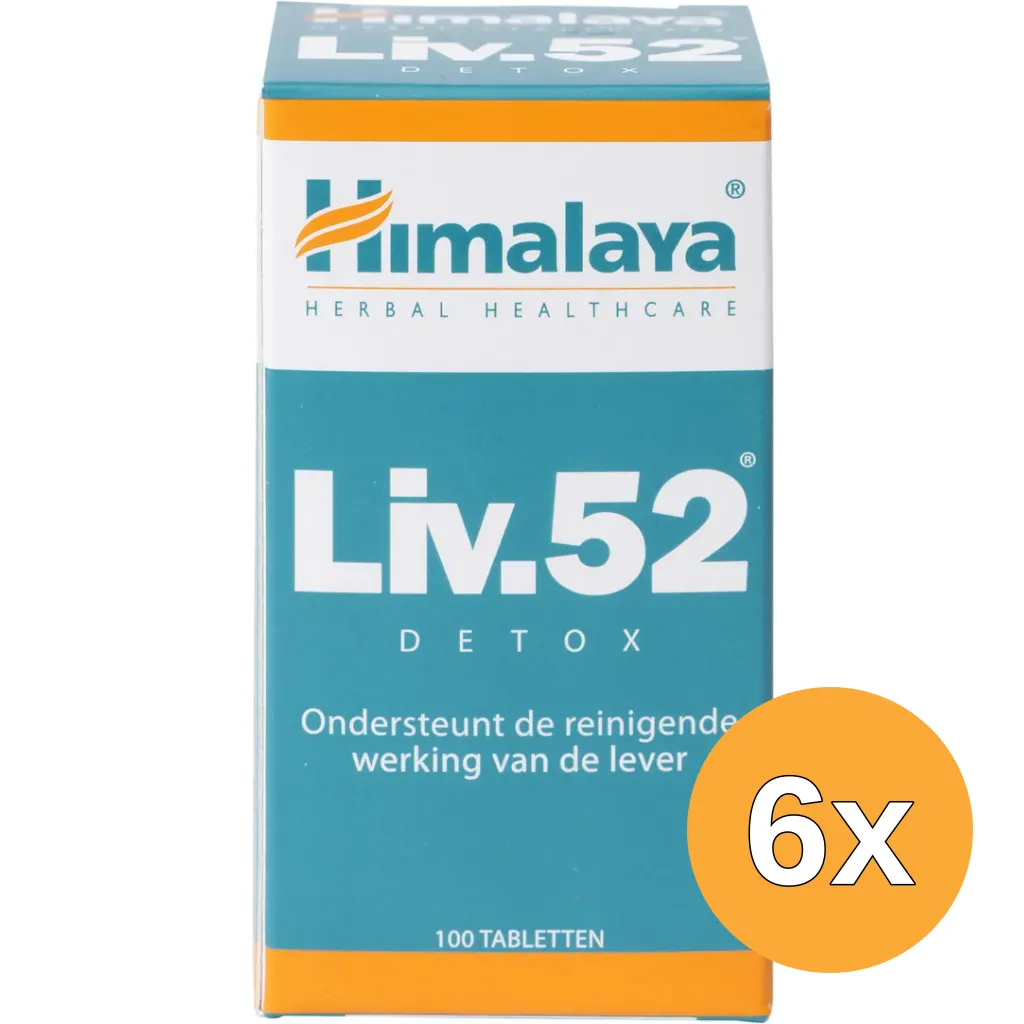 6x Himalaya Liv 52 (100 tabletten)