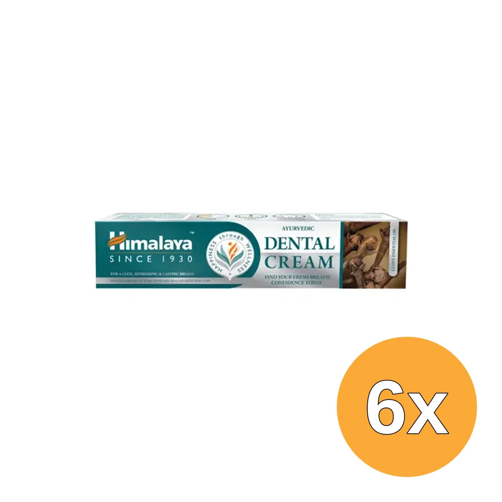 6x Himalaya Dental cream clove (100 ml)
