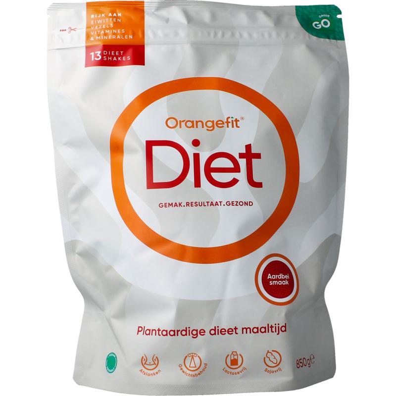 Orangefit Diet Aardbei (850 gr)
