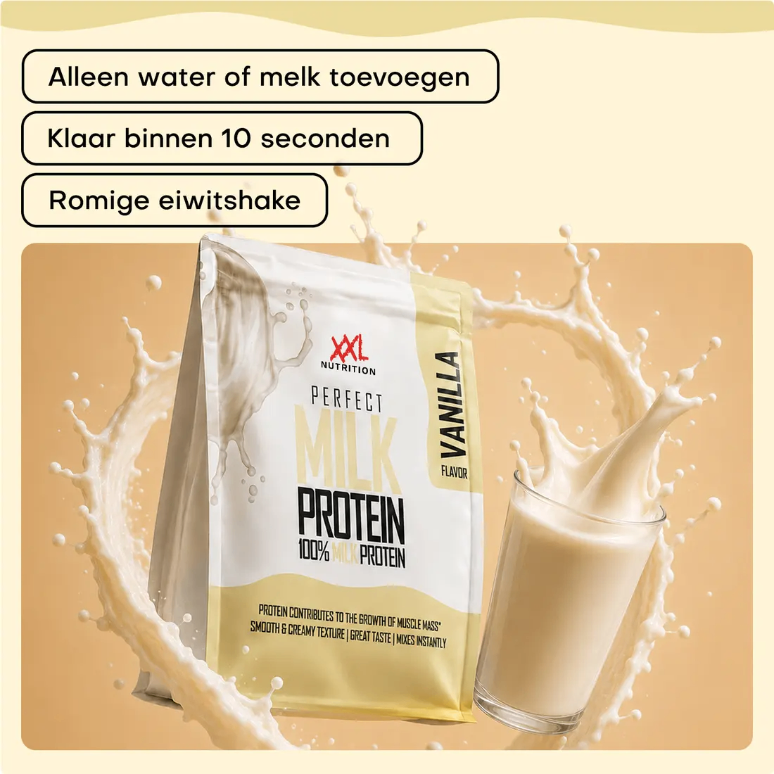 XXL Nutrition Perfect Milk Protein Vanille (300 gr) - image 3