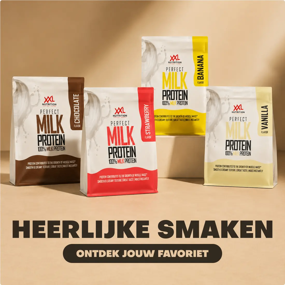XXL Nutrition Perfect Milk Protein Chocolade (300 gr) - image 4